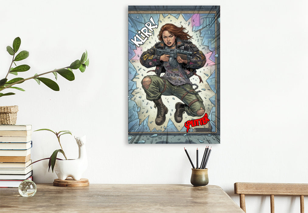 Premium Textil-Leinwand Spektakulärer Durchbruch