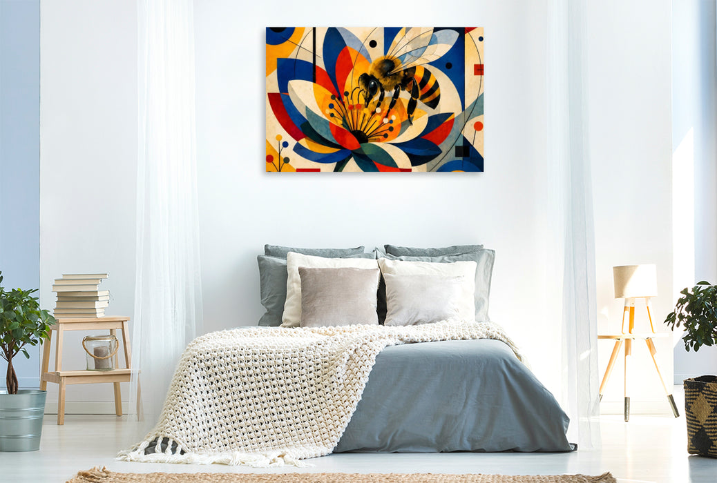 Premium Textil-Leinwand Juni