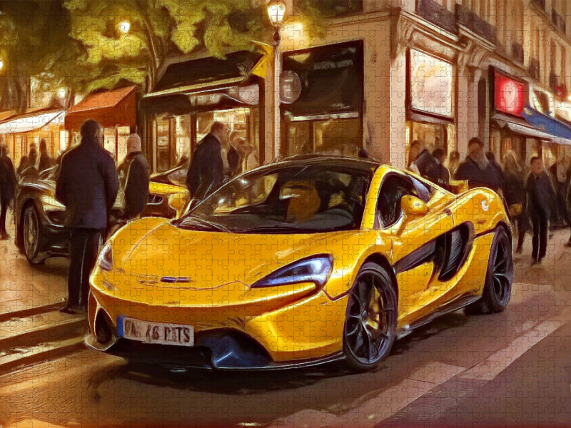 McLaren war zunächst nur in der Formel 1 aktiv, baut mittlerweile aber auch erfolgreich Sportwagen. - CALVENDO Foto-Puzzle'