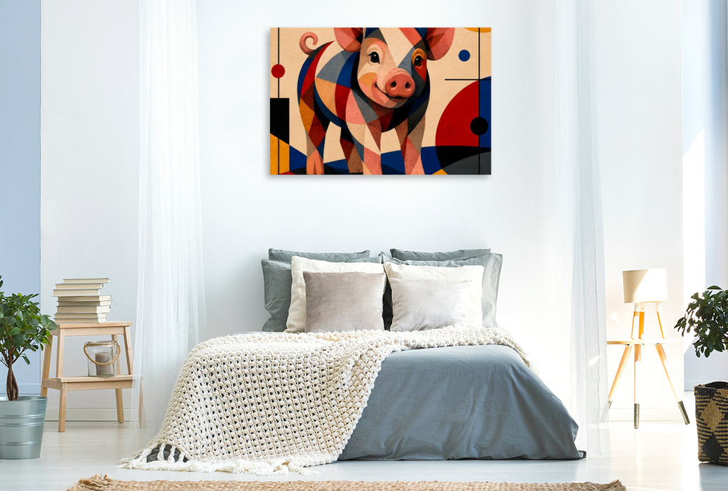 Premium Textil-Leinwand Oktober