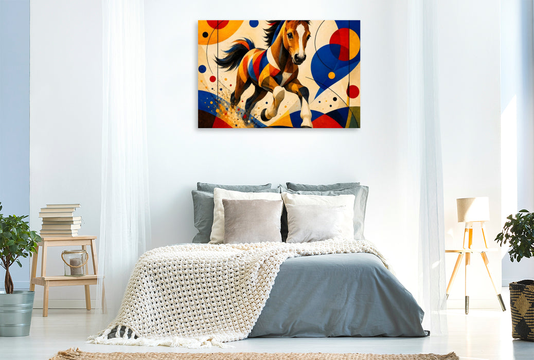 Premium Textil-Leinwand August