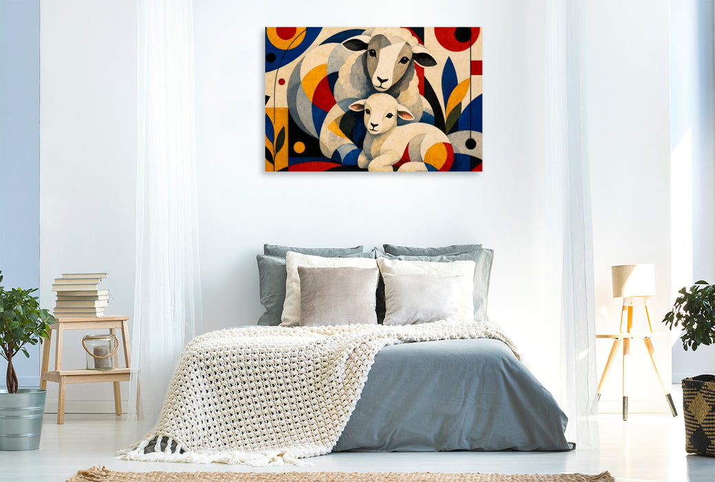 Premium Textil-Leinwand Juli