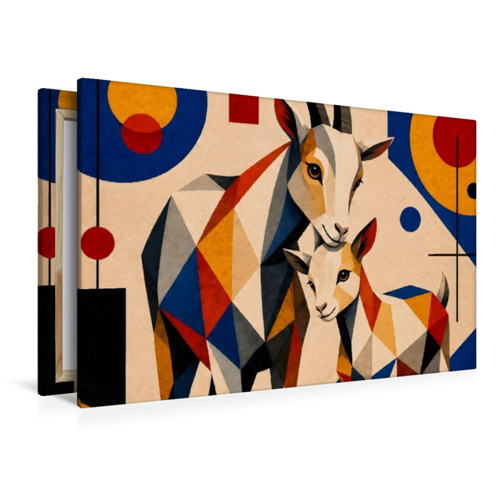 Premium Textil-Leinwand Mai