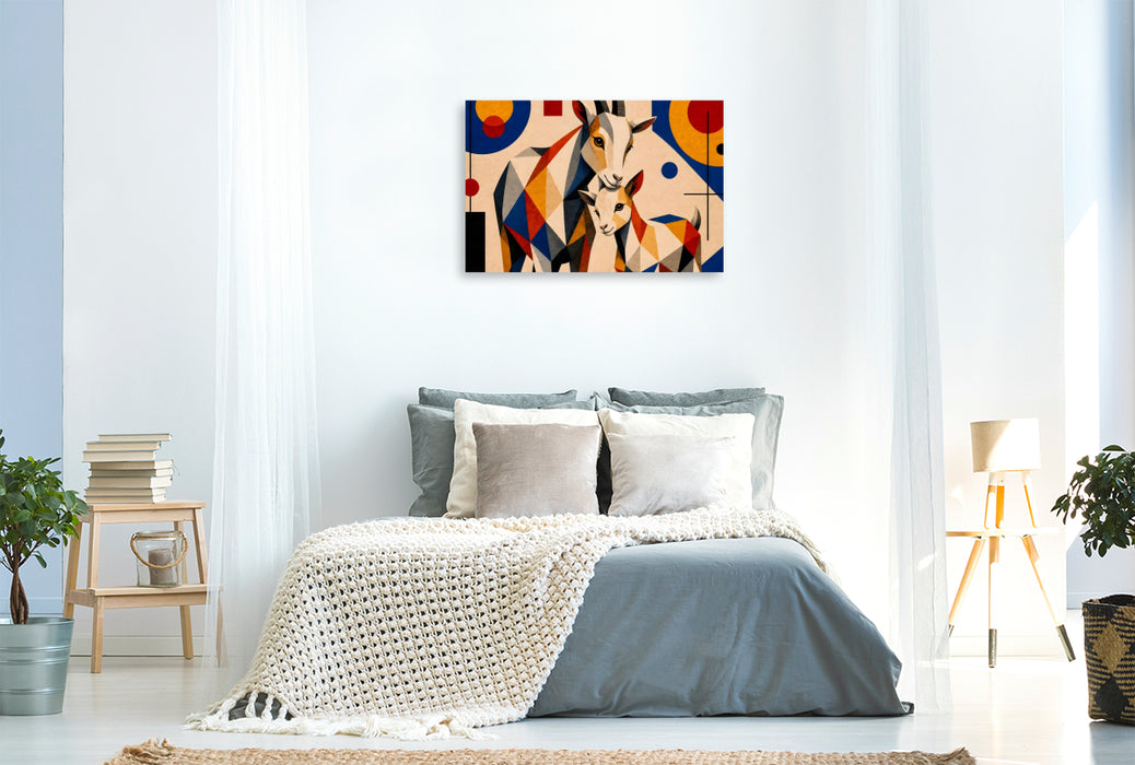 Premium Textil-Leinwand Mai