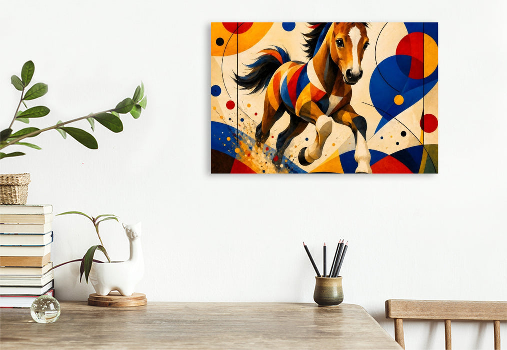 Premium Textil-Leinwand August