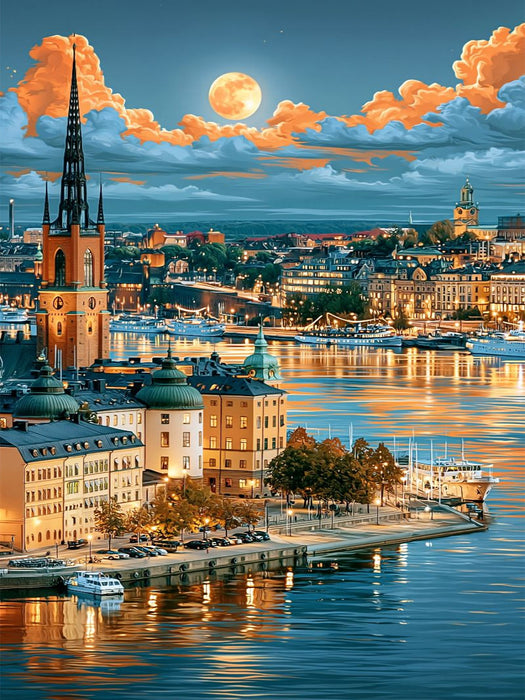 Stockholm im Sommer - CALVENDO Foto-Puzzle'