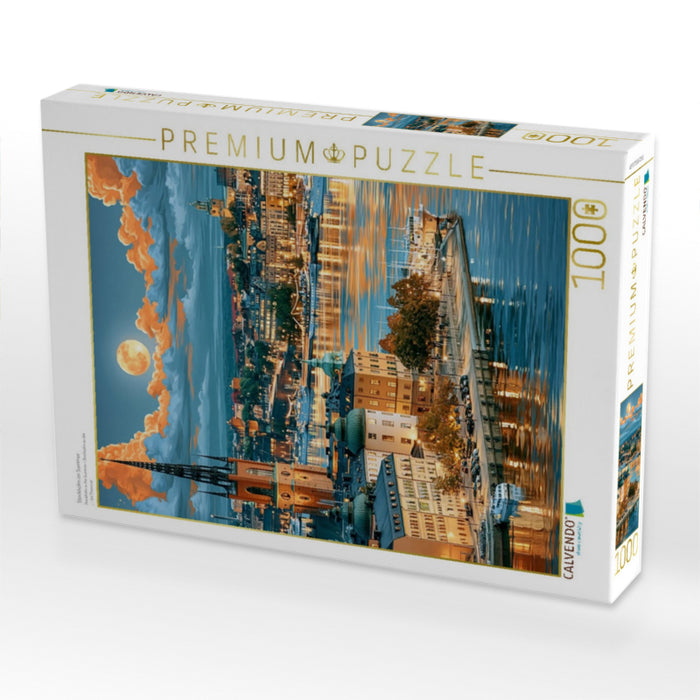 Stockholm im Sommer - CALVENDO Foto-Puzzle'