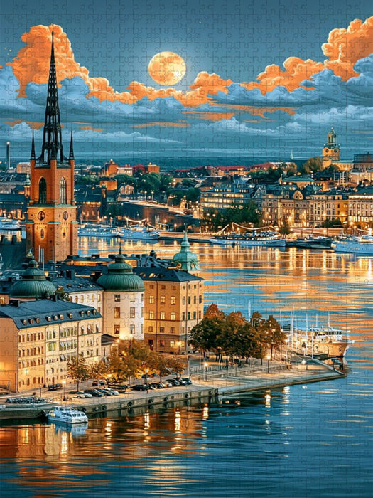 Stockholm im Sommer - CALVENDO Foto-Puzzle'
