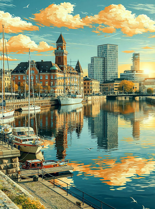 Malmö - CALVENDO Foto-Puzzle'