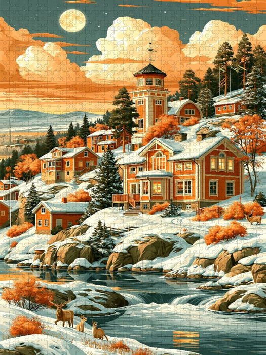 Kiruna - CALVENDO Foto-Puzzle'