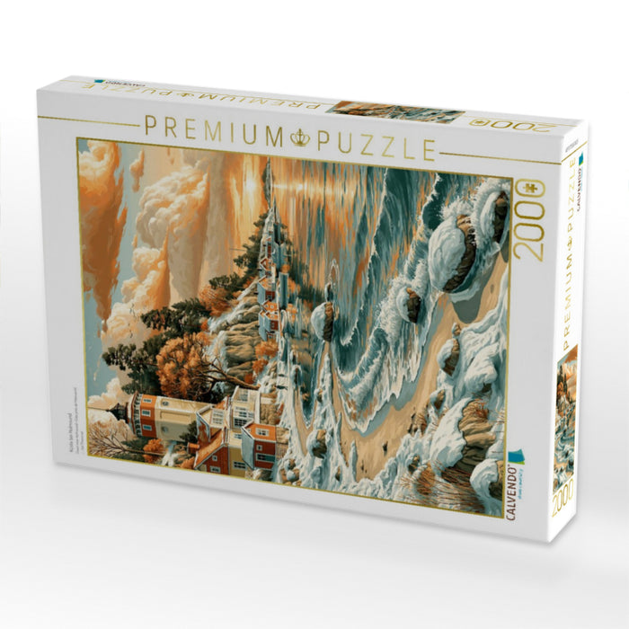 Küste bei Holmsund - CALVENDO Foto-Puzzle'
