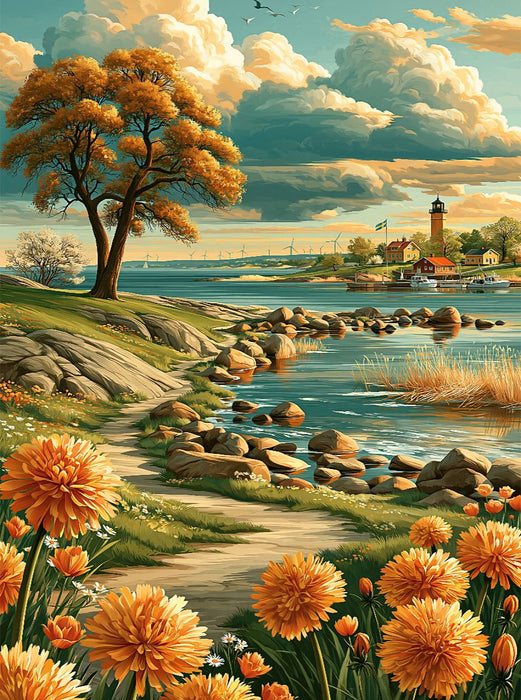Spätsommer in Schweden - CALVENDO Foto-Puzzle'