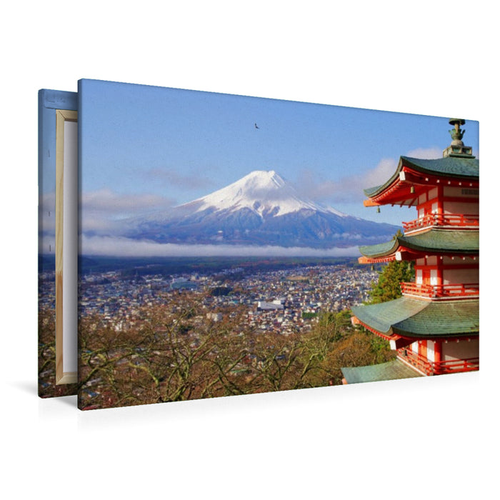 Premium Textil-Leinwand Arakura Fuji Sengen