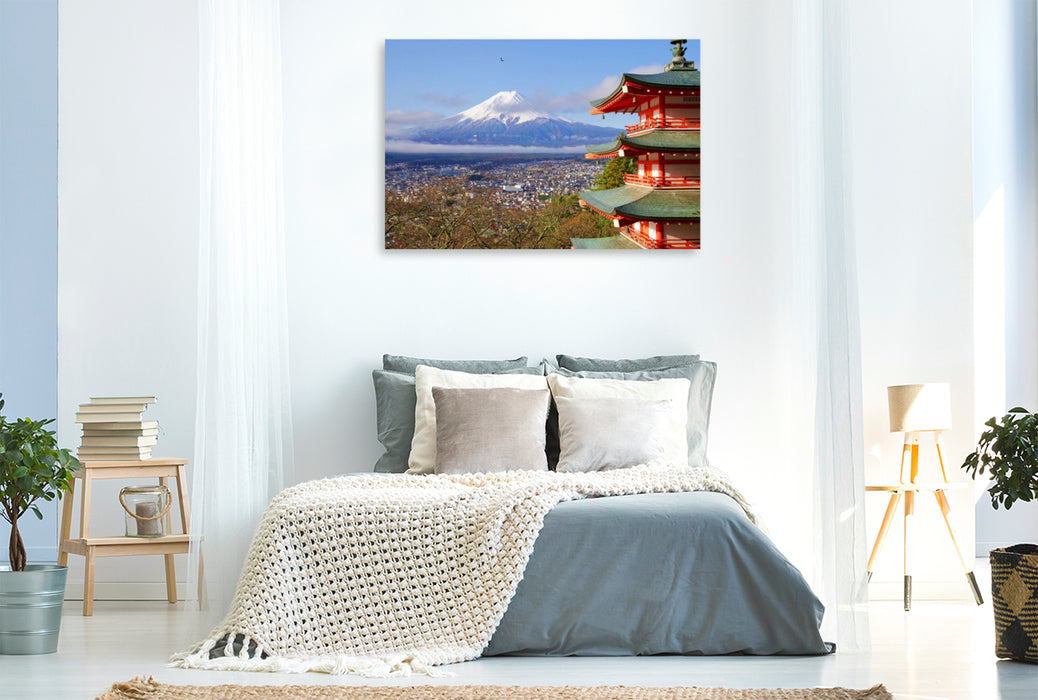 Premium Textil-Leinwand Arakura Fuji Sengen