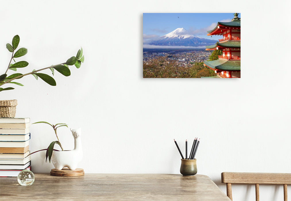 Premium Textil-Leinwand Arakura Fuji Sengen