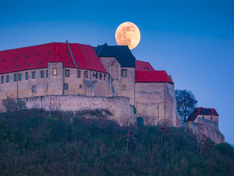 Schloss Neuenburg am Abend - CALVENDO Foto-Puzzle'