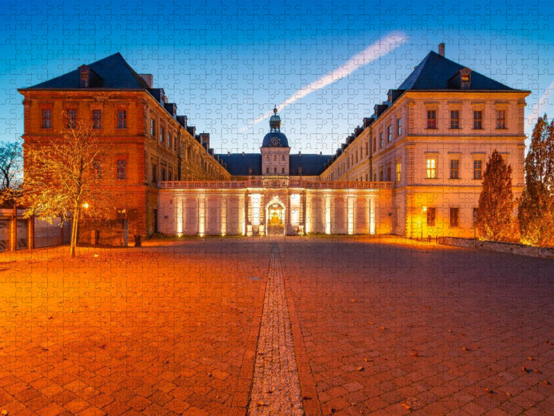 Schloss in Weißenfels - CALVENDO Foto-Puzzle'