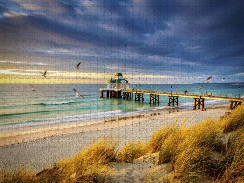Wo jede Jahreszeit ihr eigenes Meer malt. - CALVENDO Foto-Puzzle'
