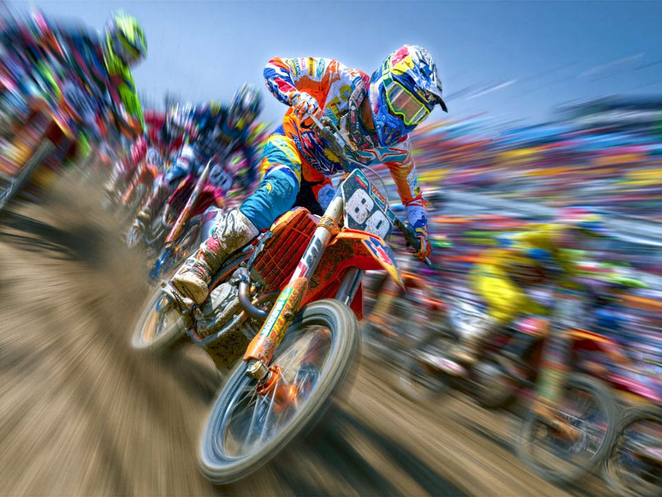 Adrenalin auf zwei Rädern - CALVENDO Foto-Puzzle'