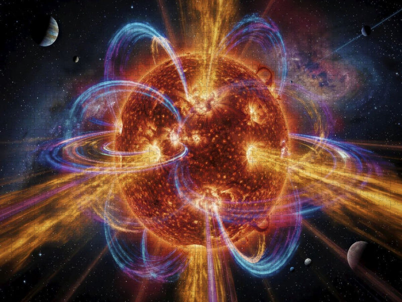 Energie, die Welten formt. - CALVENDO Foto-Puzzle'