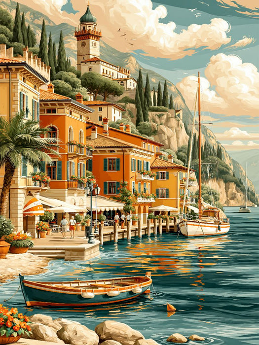 Torri del Benaco - CALVENDO Foto-Puzzle'