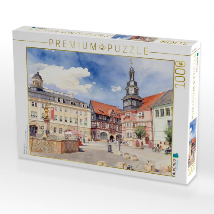 Altstadt Weimar - CALVENDO Foto-Puzzle'