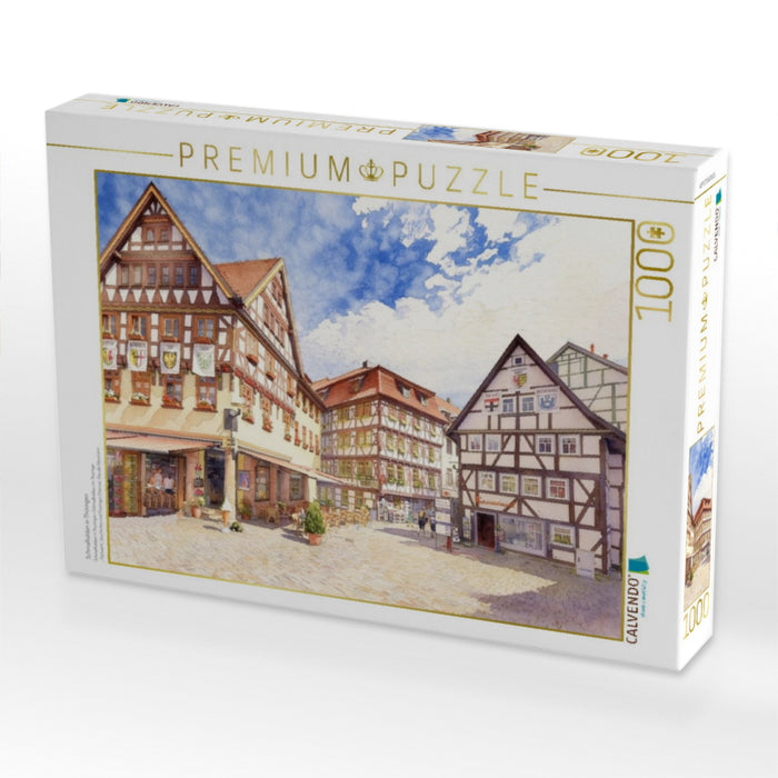 Schmalkalden in Thüringen - CALVENDO Foto-Puzzle'