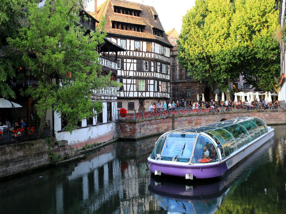 Straßburg, idyllisches La Petite France - CALVENDO Foto-Puzzle'