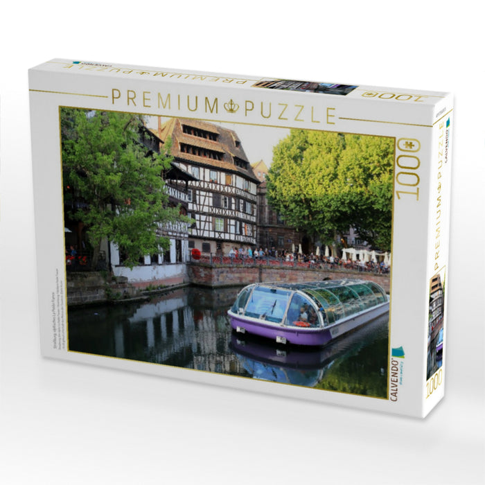 Straßburg, idyllisches La Petite France - CALVENDO Foto-Puzzle'