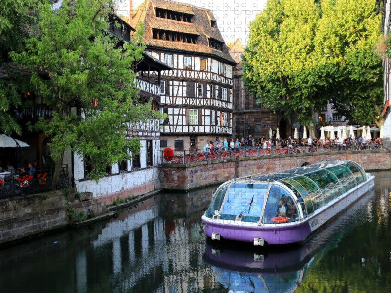 Straßburg, idyllisches La Petite France - CALVENDO Foto-Puzzle'