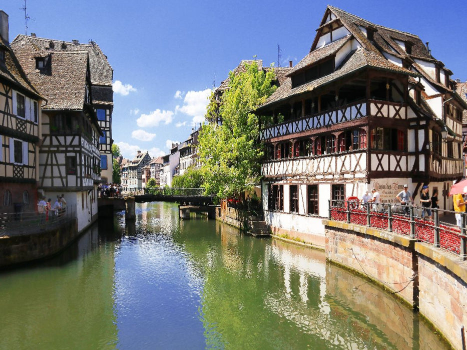 Straßburg, Bilick auf das Maison des Tanneurs - CALVENDO Foto-Puzzle'