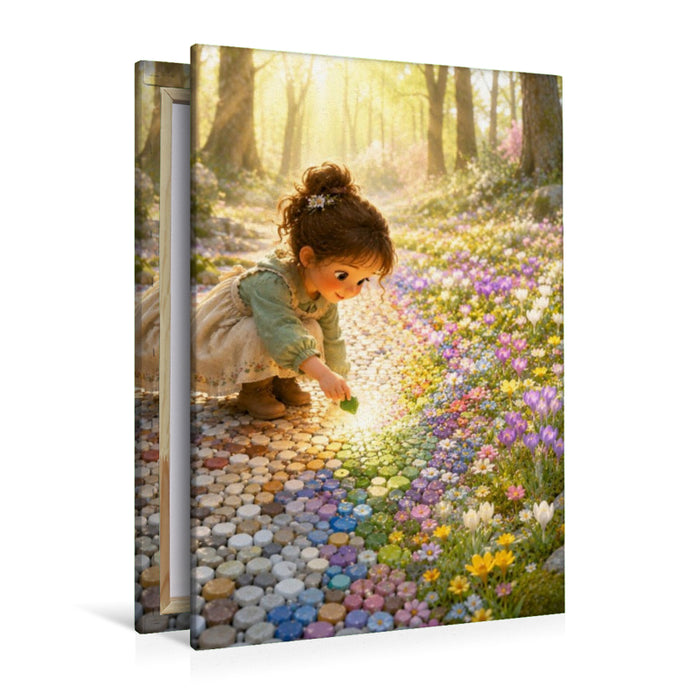 Premium Textil-Leinwand Der Weg der Farben