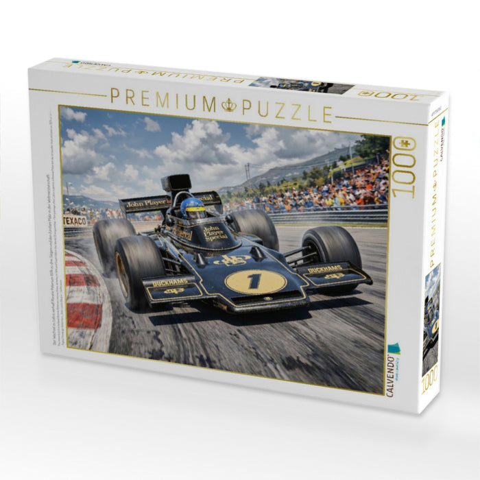Der Wechsel zu Lotus verhalf Ronnie Peterson 1974 zu drei Siegen und den fünften Platz in der Weltmeisterschaft. - CALVENDO Foto-Puzzle'