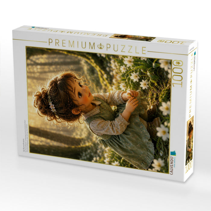 Die Blumenflüsterin - CALVENDO Foto-Puzzle'