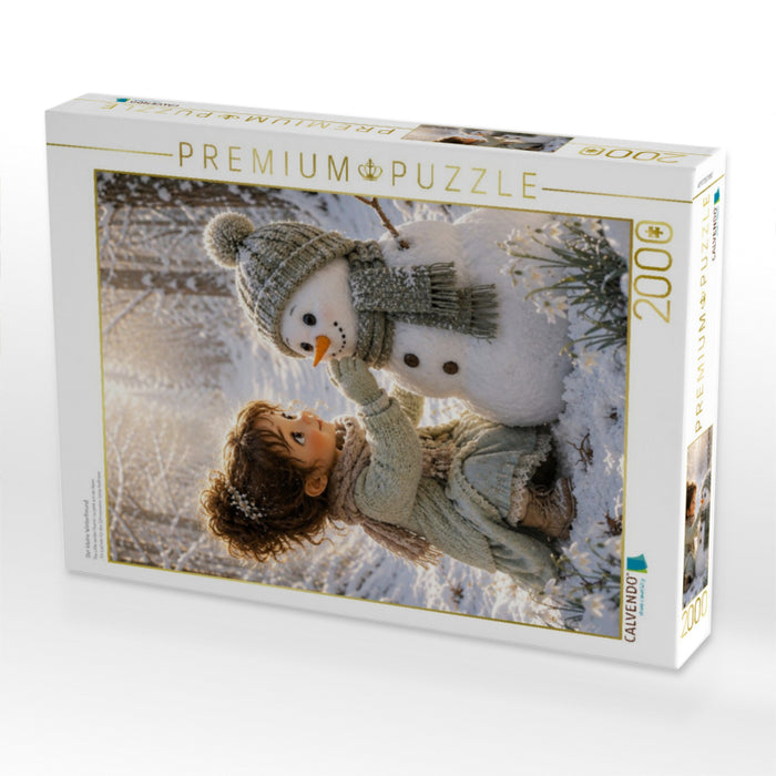 Der kleine Winterfreund - CALVENDO Foto-Puzzle'