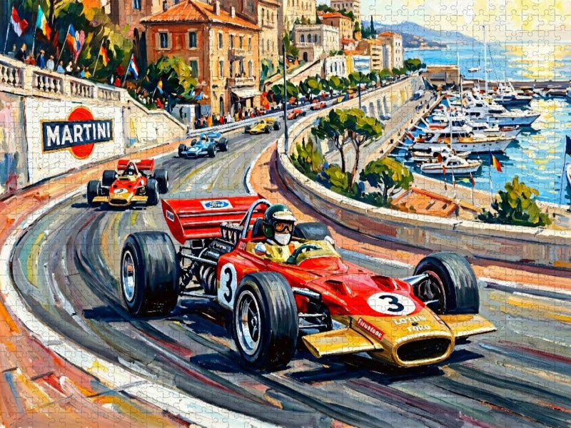 Jochen Rindt wurde 1970 mit einem Monoposto von Lotus der erste österreichische Weltmeister der Formel 1. - CALVENDO Foto-Puzzle'