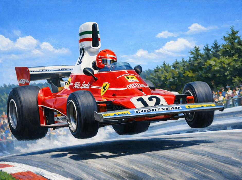 In den Jahren 1975 und 1976 wurde Niki Lauda aus Österreich Weltmeister der Königsklasse. - CALVENDO Foto-Puzzle'