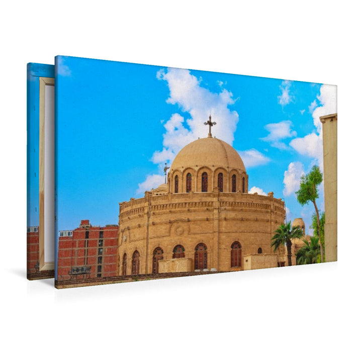 Premium Textil-Leinwand St. Georg (Kairo)