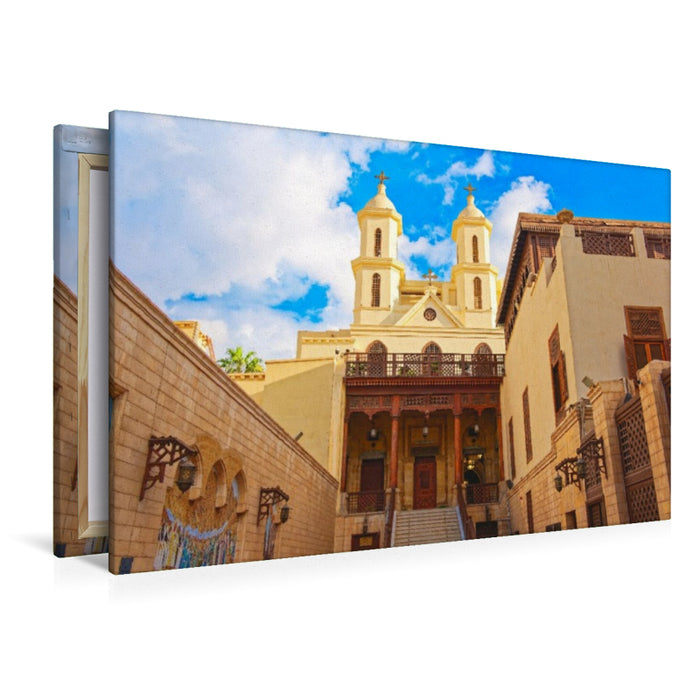 Premium Textil-Leinwand Hängende Kirche (Kairo)