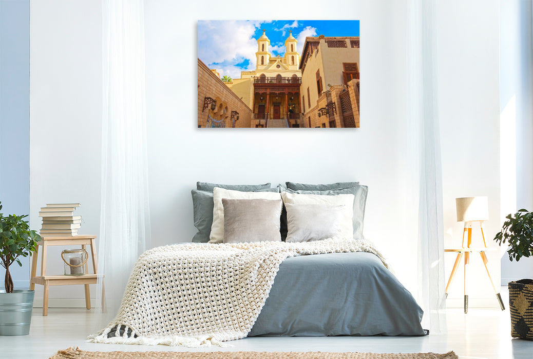 Premium Textil-Leinwand Hängende Kirche (Kairo)
