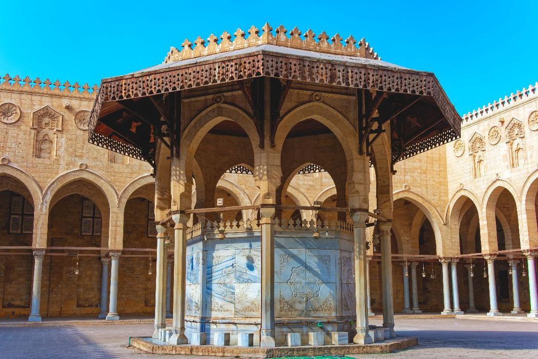 Premium Textil-Leinwand Moschee von Sultan al-Mu'ayyad (Kairo)