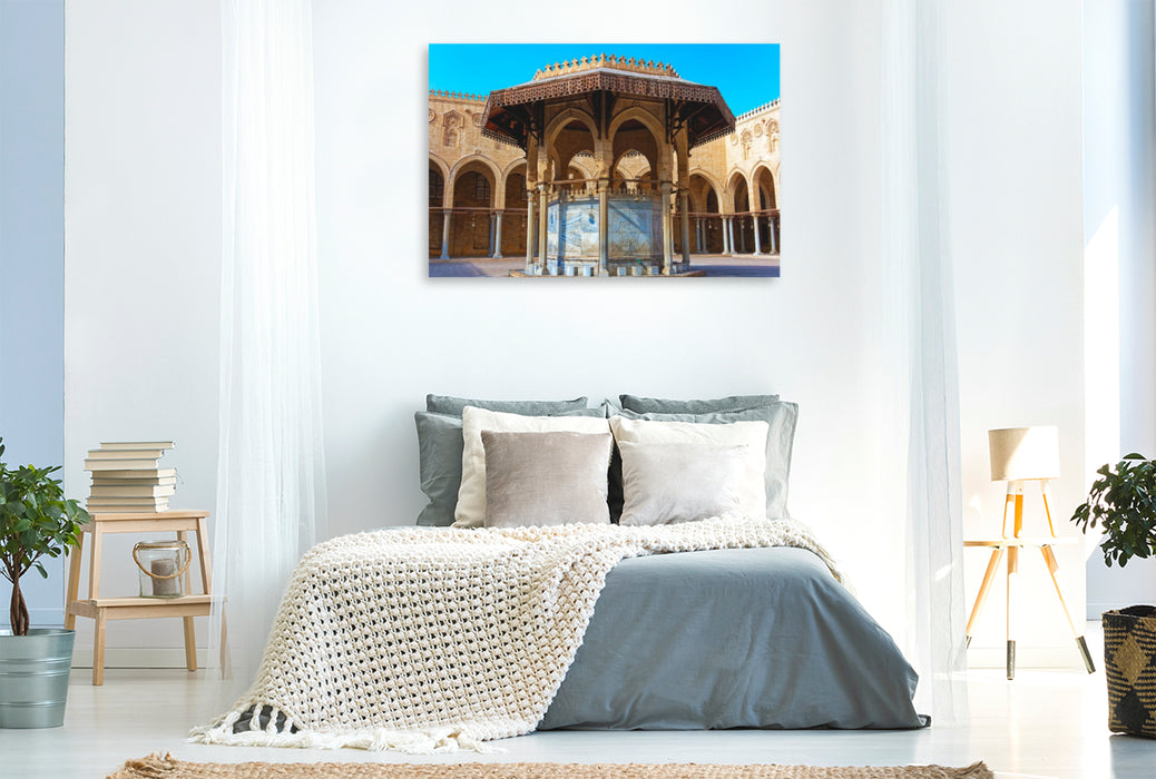 Premium Textil-Leinwand Moschee von Sultan al-Mu'ayyad (Kairo)