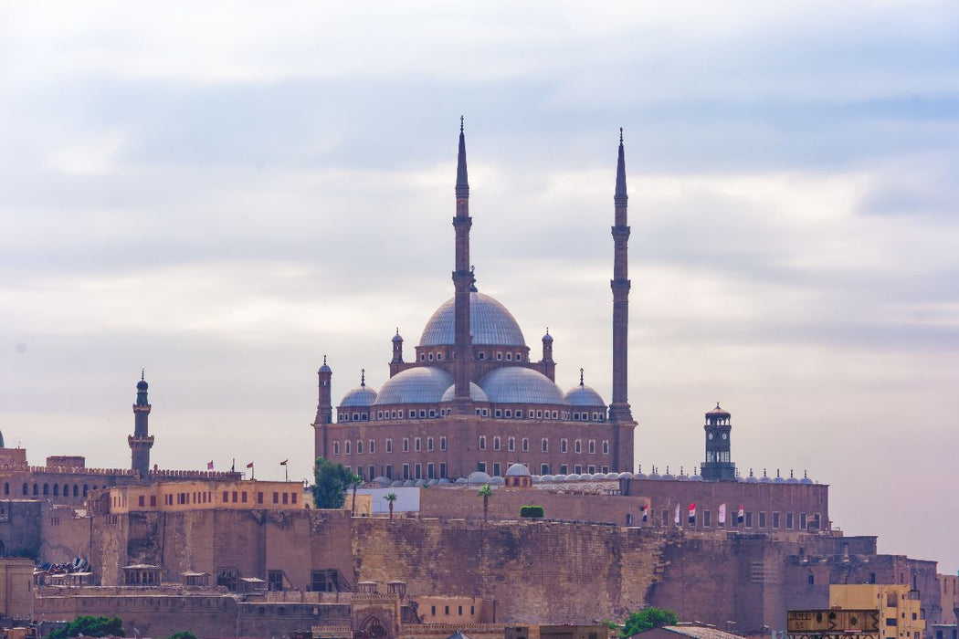 Premium Textil-Leinwand Alabaster Moschee (Kairo)