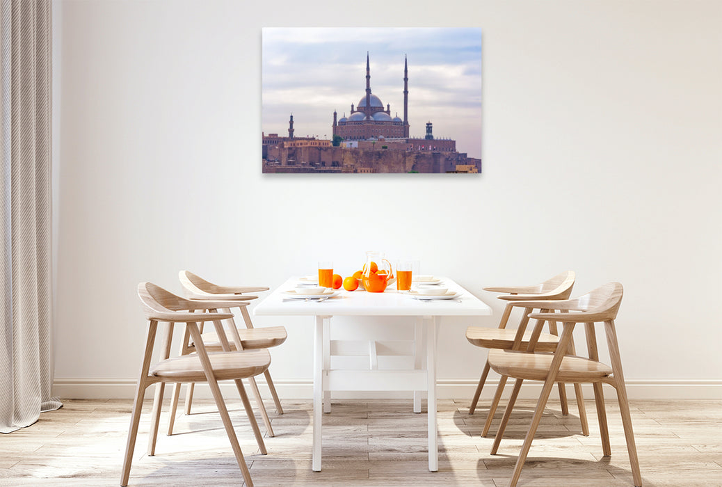 Premium Textil-Leinwand Alabaster Moschee (Kairo)