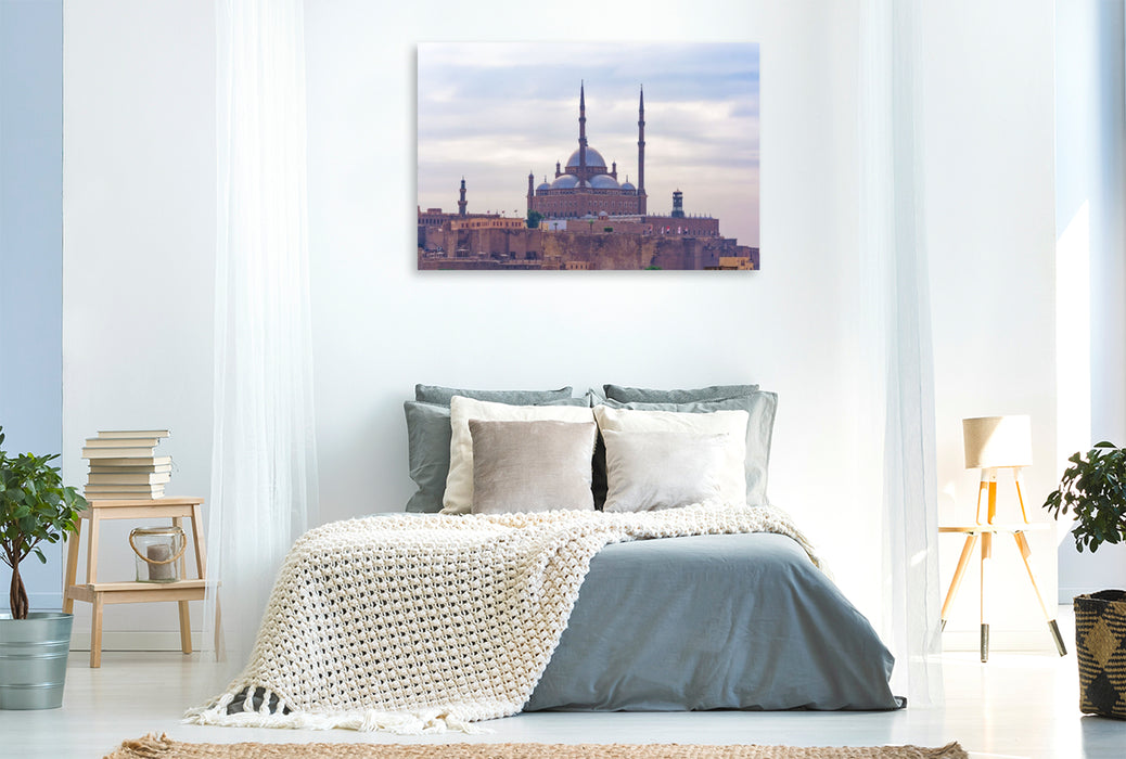 Premium Textil-Leinwand Alabaster Moschee (Kairo)