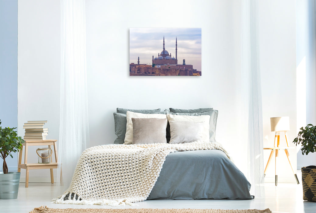 Premium Textil-Leinwand Alabaster Moschee (Kairo)