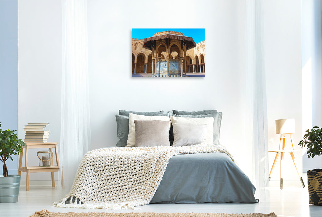 Premium Textil-Leinwand Moschee von Sultan al-Mu'ayyad (Kairo)