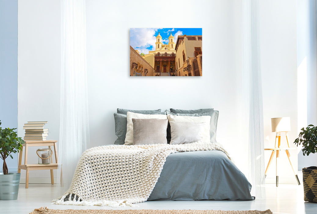 Premium Textil-Leinwand Hängende Kirche (Kairo)