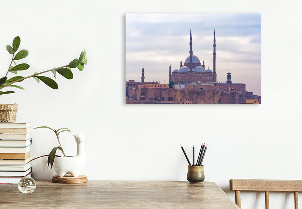 Premium Textil-Leinwand Alabaster Moschee (Kairo)