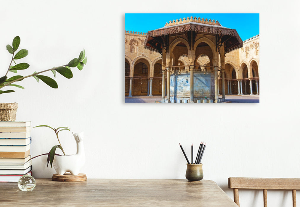 Premium Textil-Leinwand Moschee von Sultan al-Mu'ayyad (Kairo)